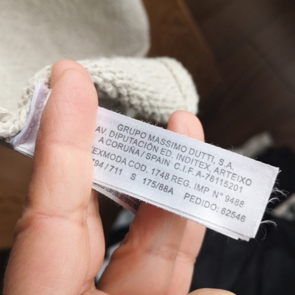 Massimo Dutti cotton-linen knit drape front vest - Picture 7 of 9